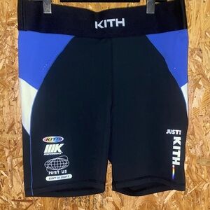 Kith Black and Blue Athletic Shorts